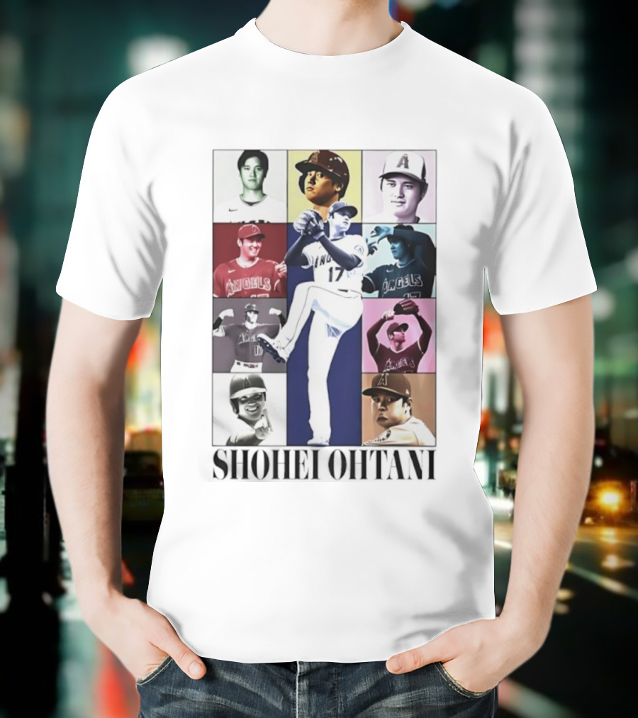 Shohei Ohtani Angels Era Tour Pitching Moments T-Shirt