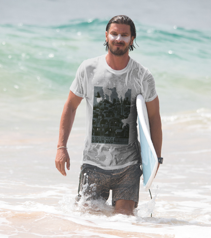 Sigur Rós November 7 2025 Mission Ballroom Denver Colorado With Wordless Music Orchestra T-Shirt