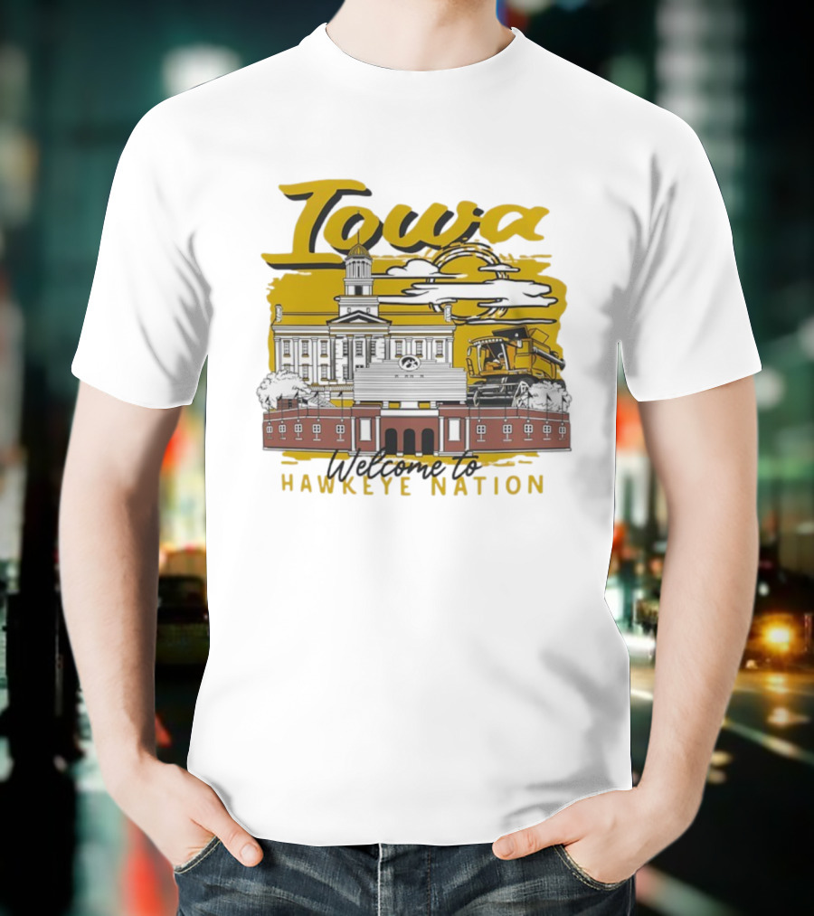 Iowa Welcome To Hawkeye Nation T-Shirt