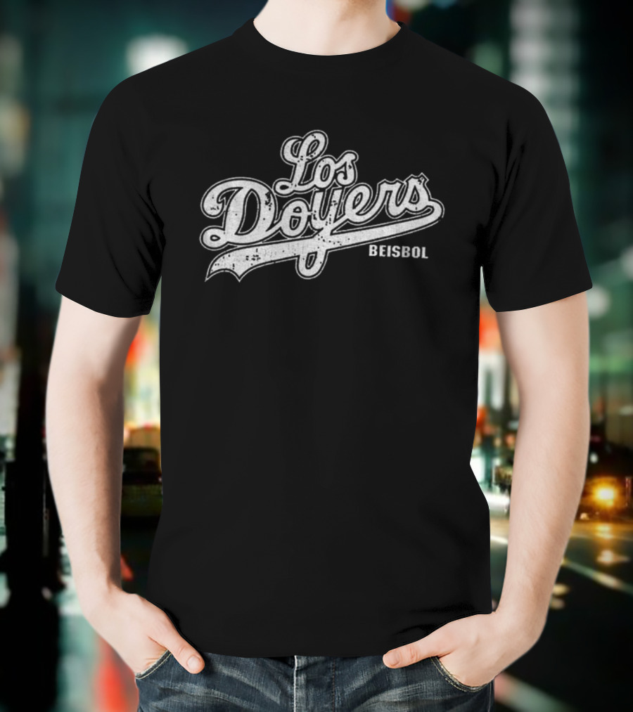 Los Doyers Beisbol 2025 Dodgers Champions T-Shirt