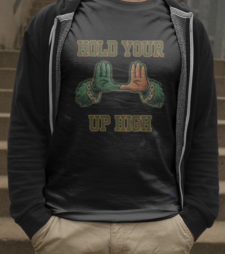 Hold Your U Up High Miami Hurricanes T-Shirt