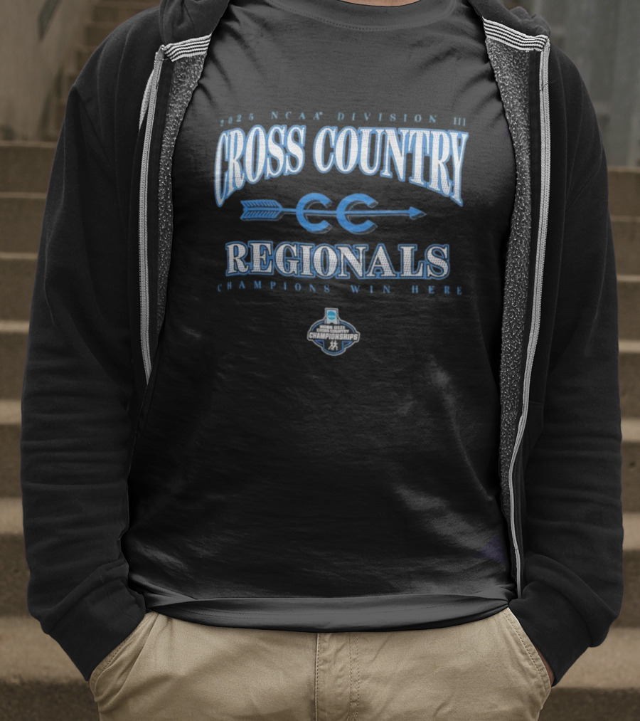 NCAA Division III Cross Country Regionals 2025 Champions Under Armour Hierarchy Design T-Shirt