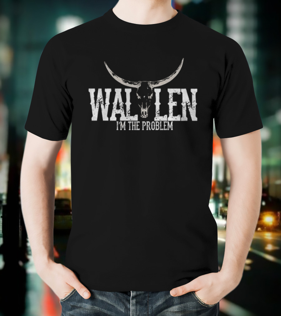 Morgan Wallen I'm The Problem Longhorn Skull Tour 2025 T-Shirt