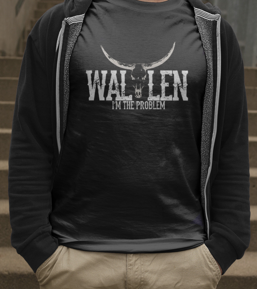 Morgan Wallen I'm The Problem Longhorn Skull Tour 2025 T-Shirt