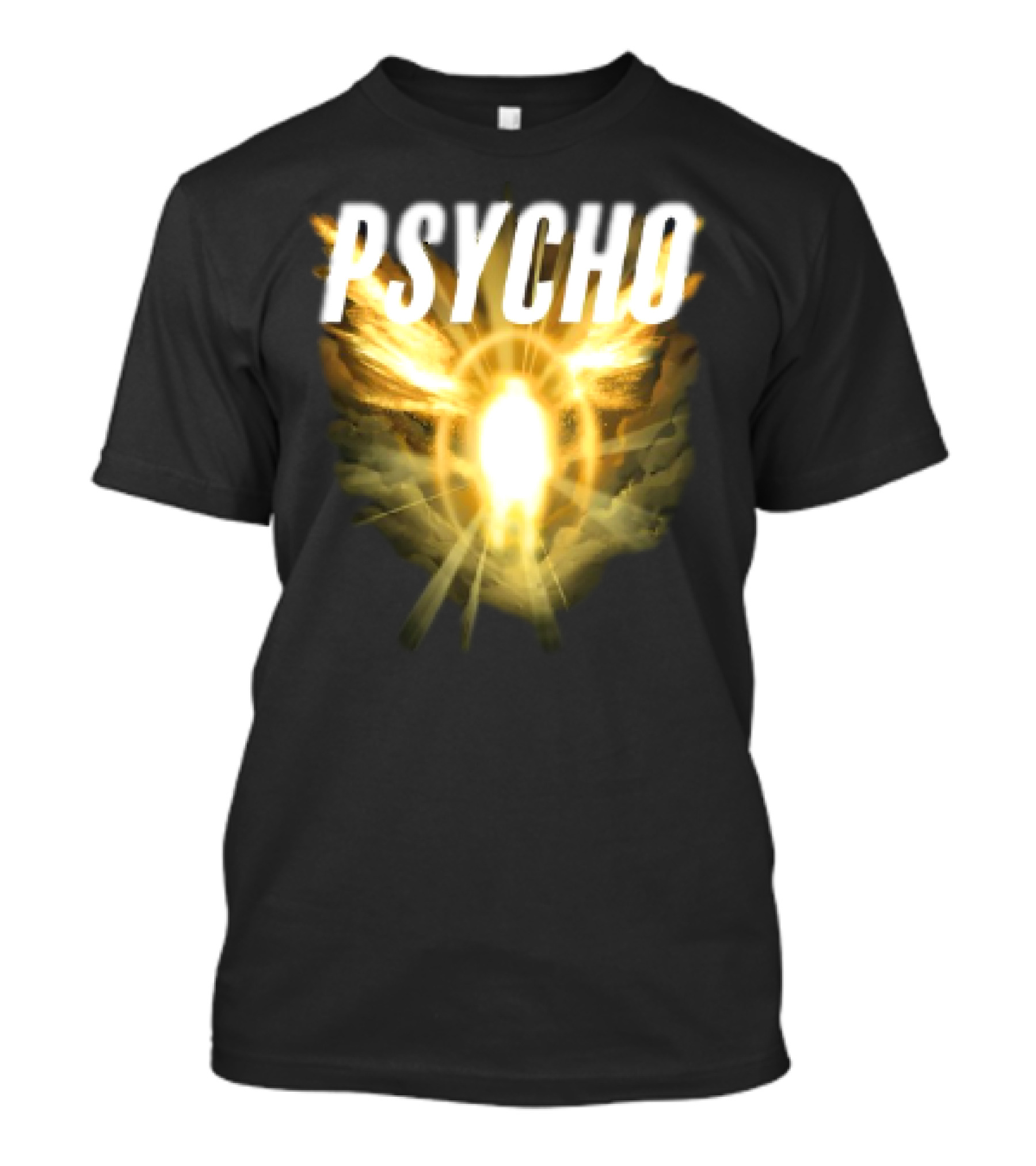 Psycho Sacred Light Angel Aesthetic T-Shirt