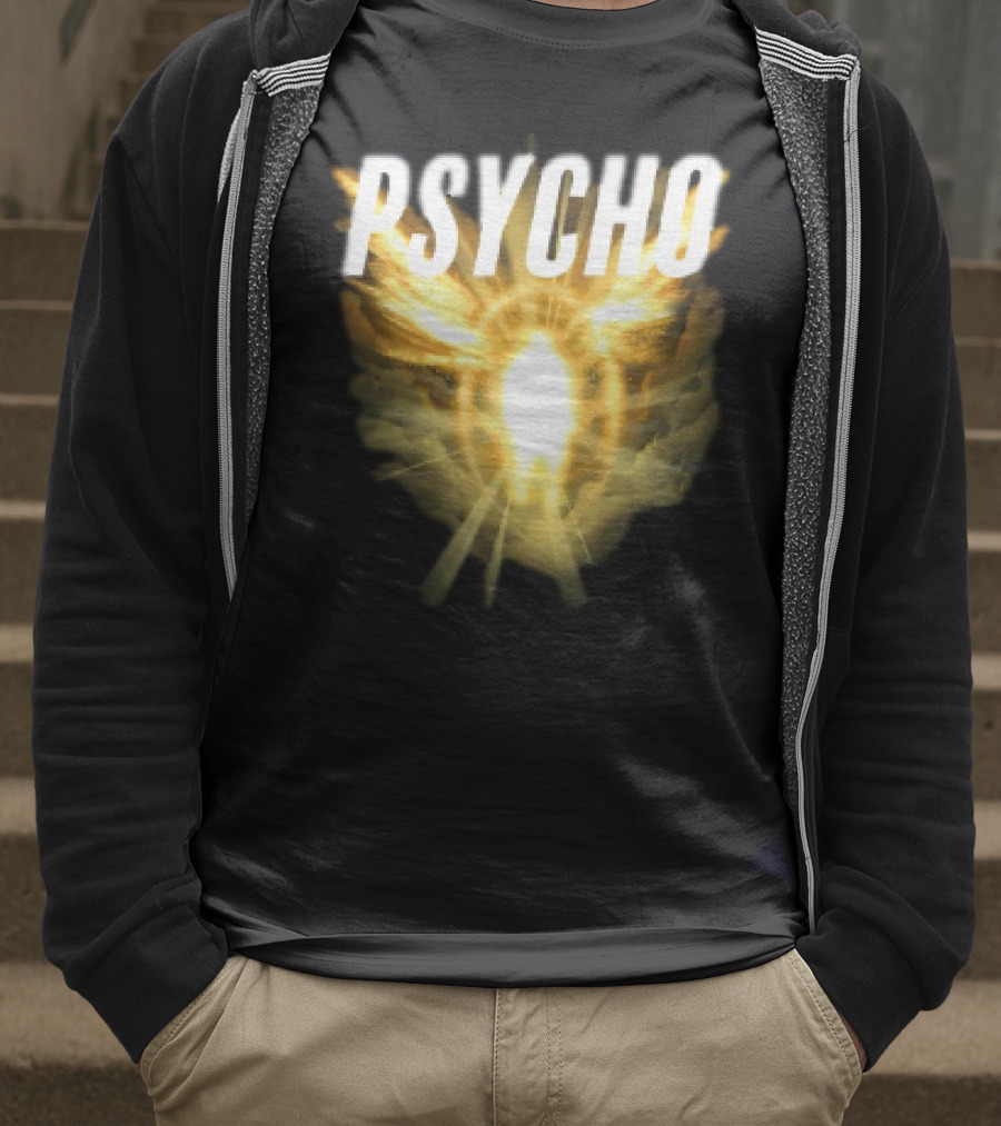 Psycho Sacred Light Angel Aesthetic T-Shirt