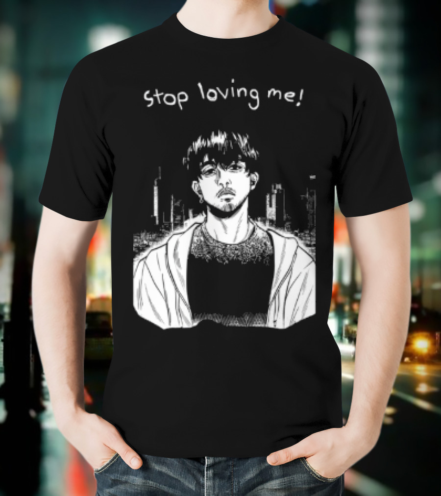 Stop Loving Me Manga Character Urban Scene T-Shirt