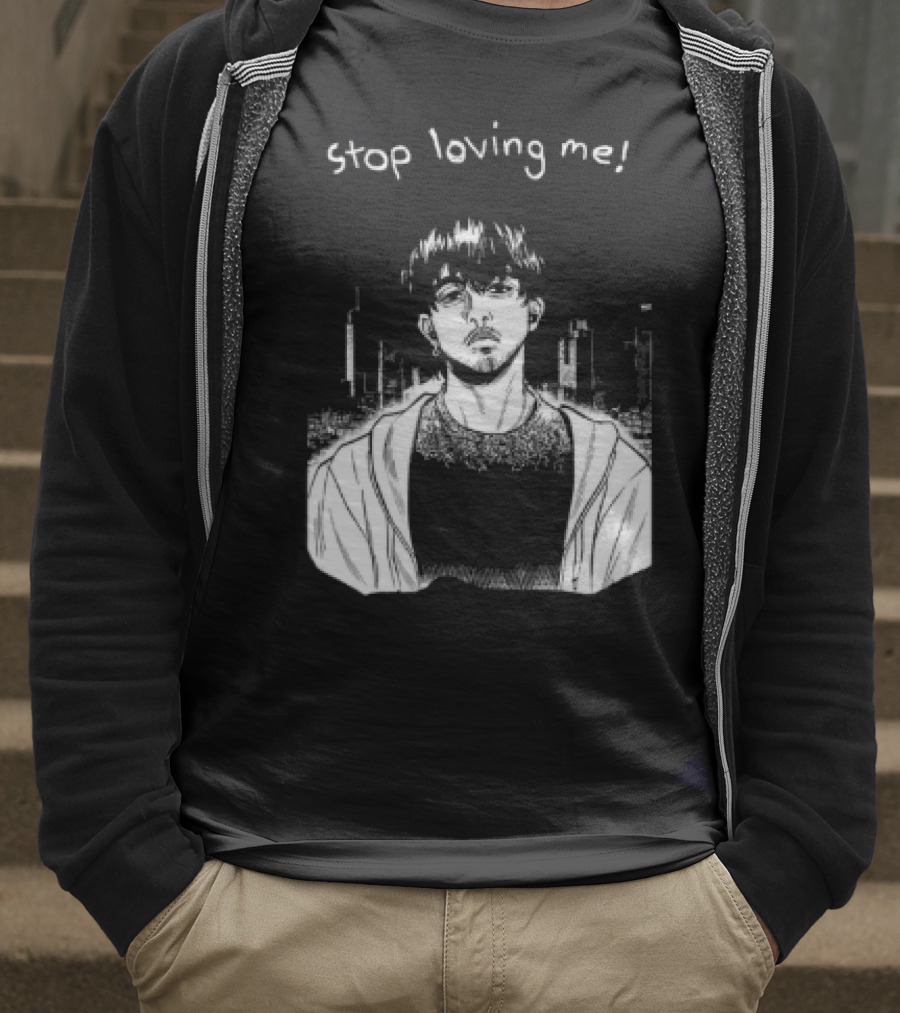 Stop Loving Me Manga Character Urban Scene T-Shirt