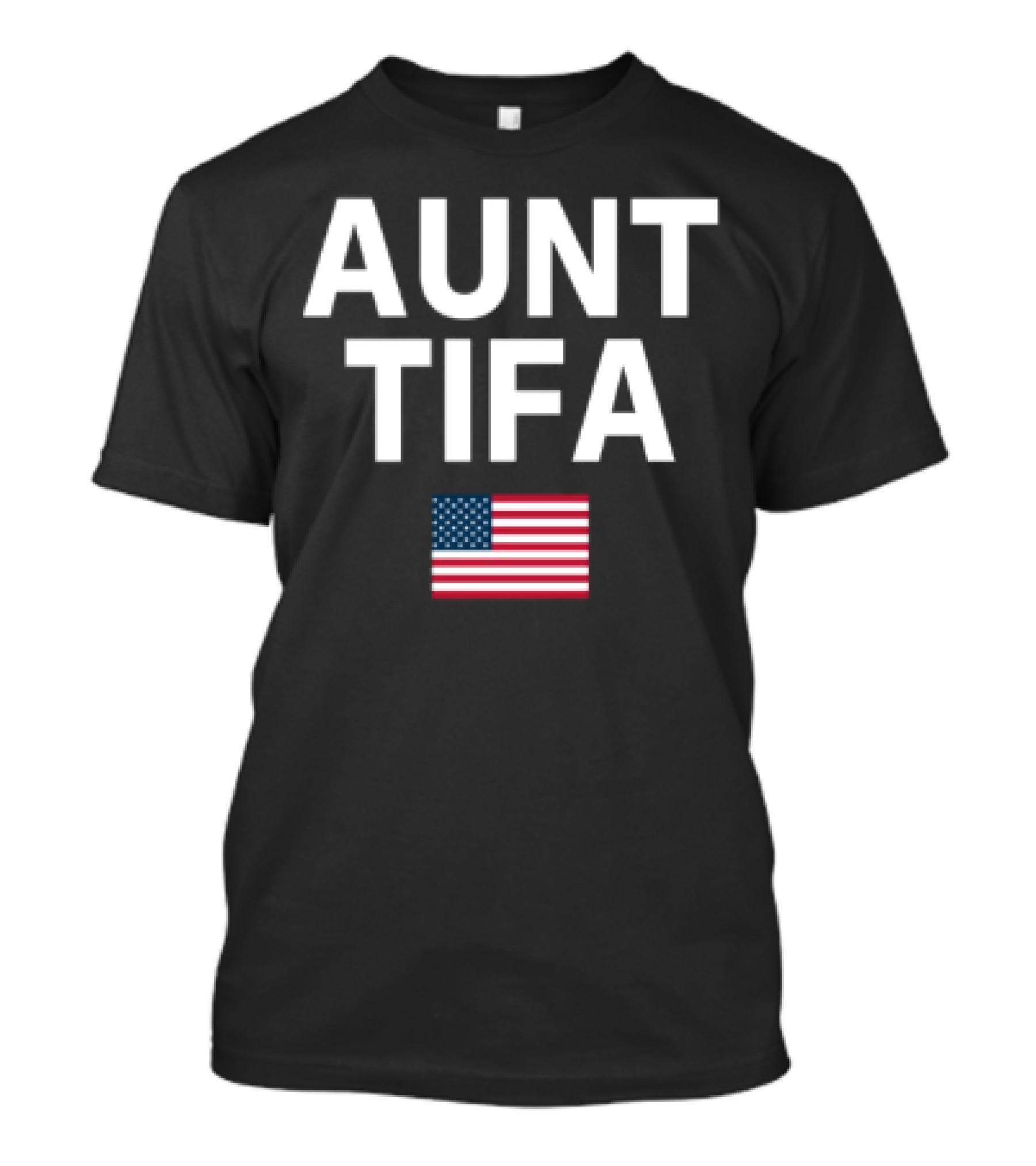 Aunt Tifa USA Flag Pride T-Shirt