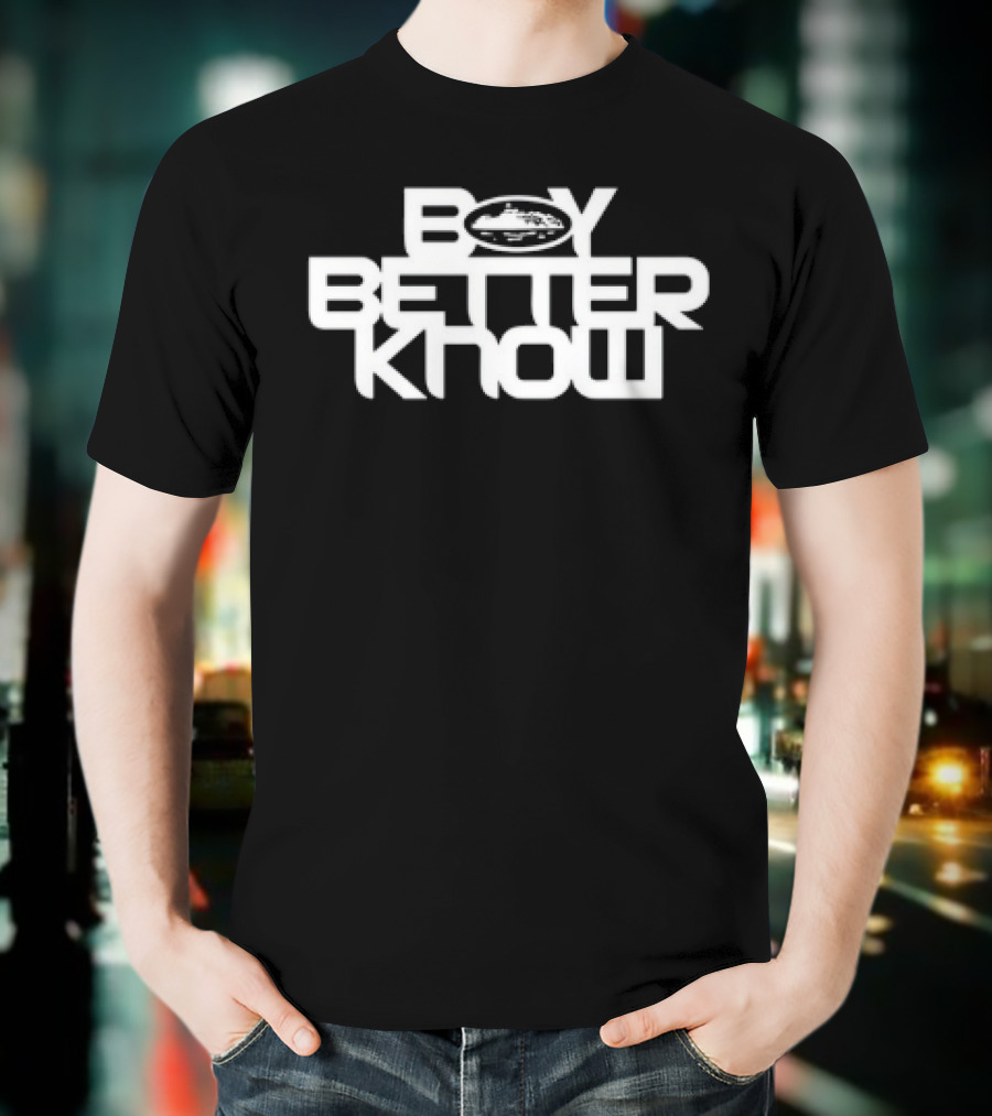 Boy Better Know Alcatraz BBK Classic Bold Text Design T-Shirt