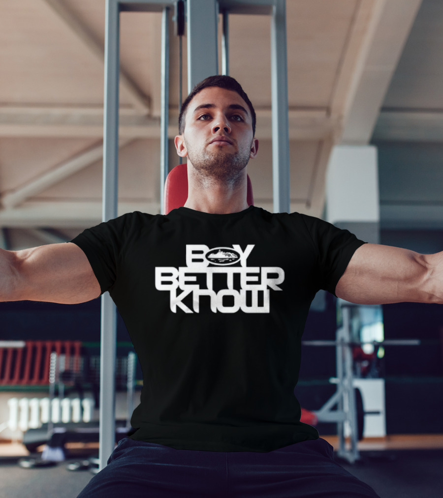 Boy Better Know Alcatraz BBK Classic Bold Text Design T-Shirt