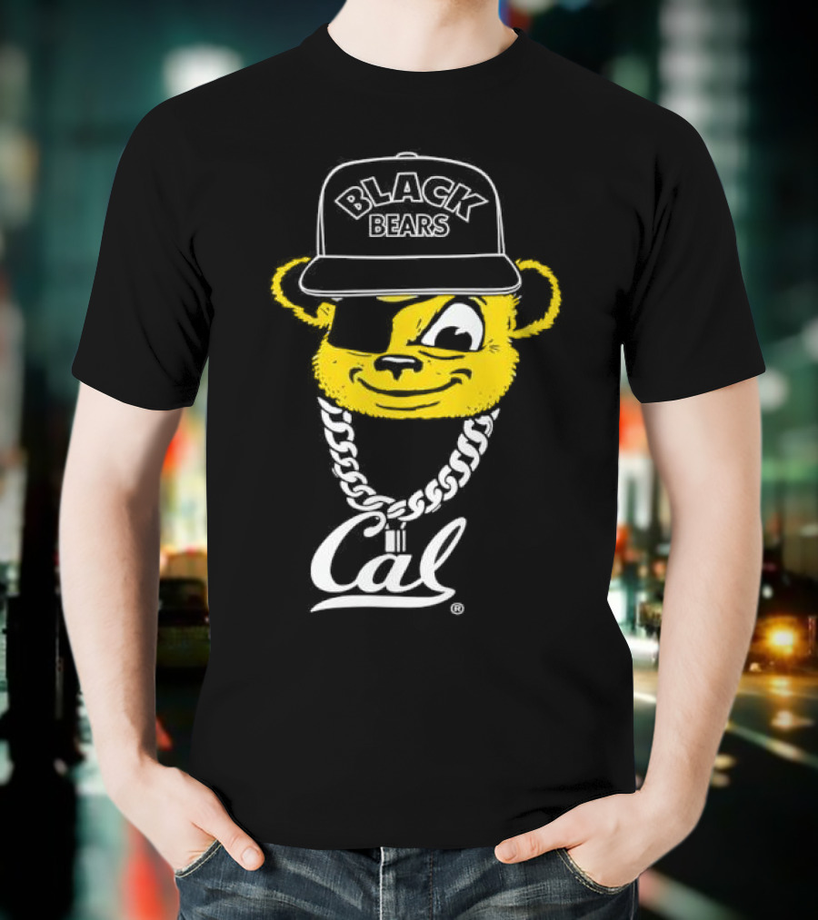 Black Bear Berkeley Cal Baseball T-Shirt