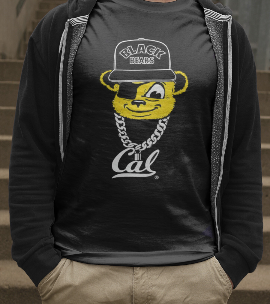 Black Bear Berkeley Cal Baseball T-Shirt