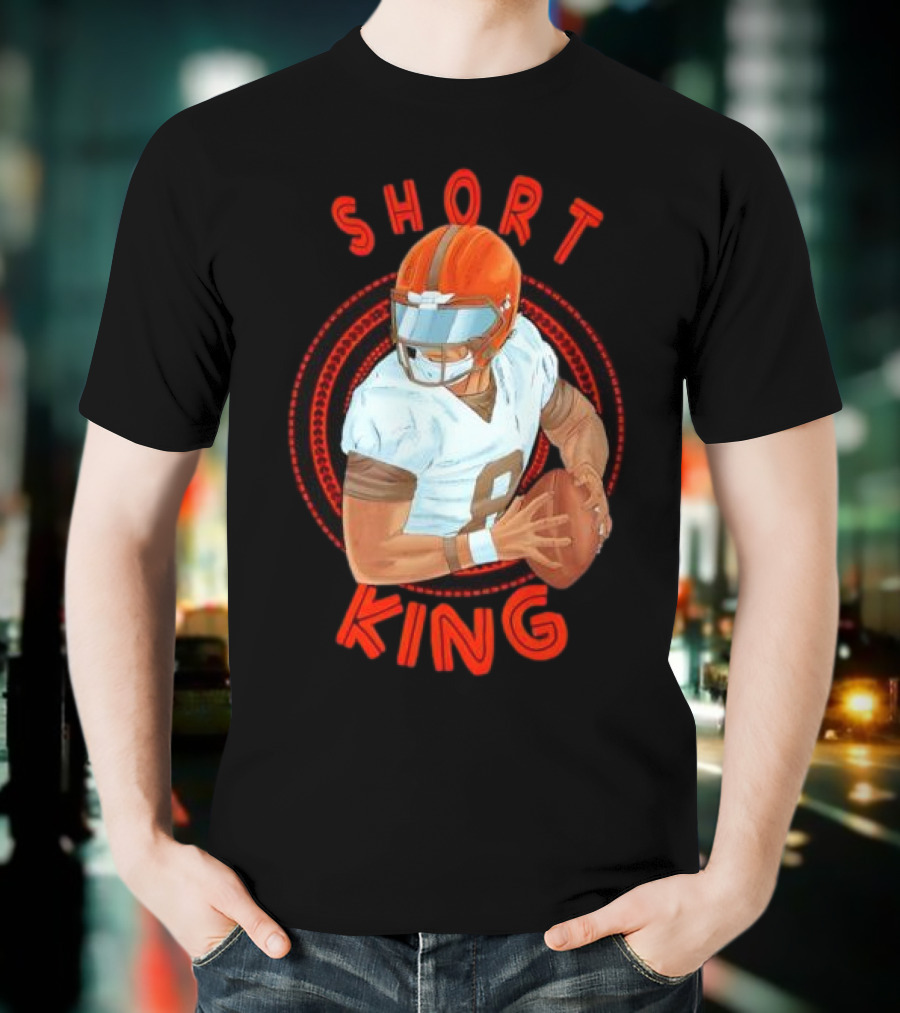 Cleveland Browns Short King Football Player Fan Favorite T-Shirt