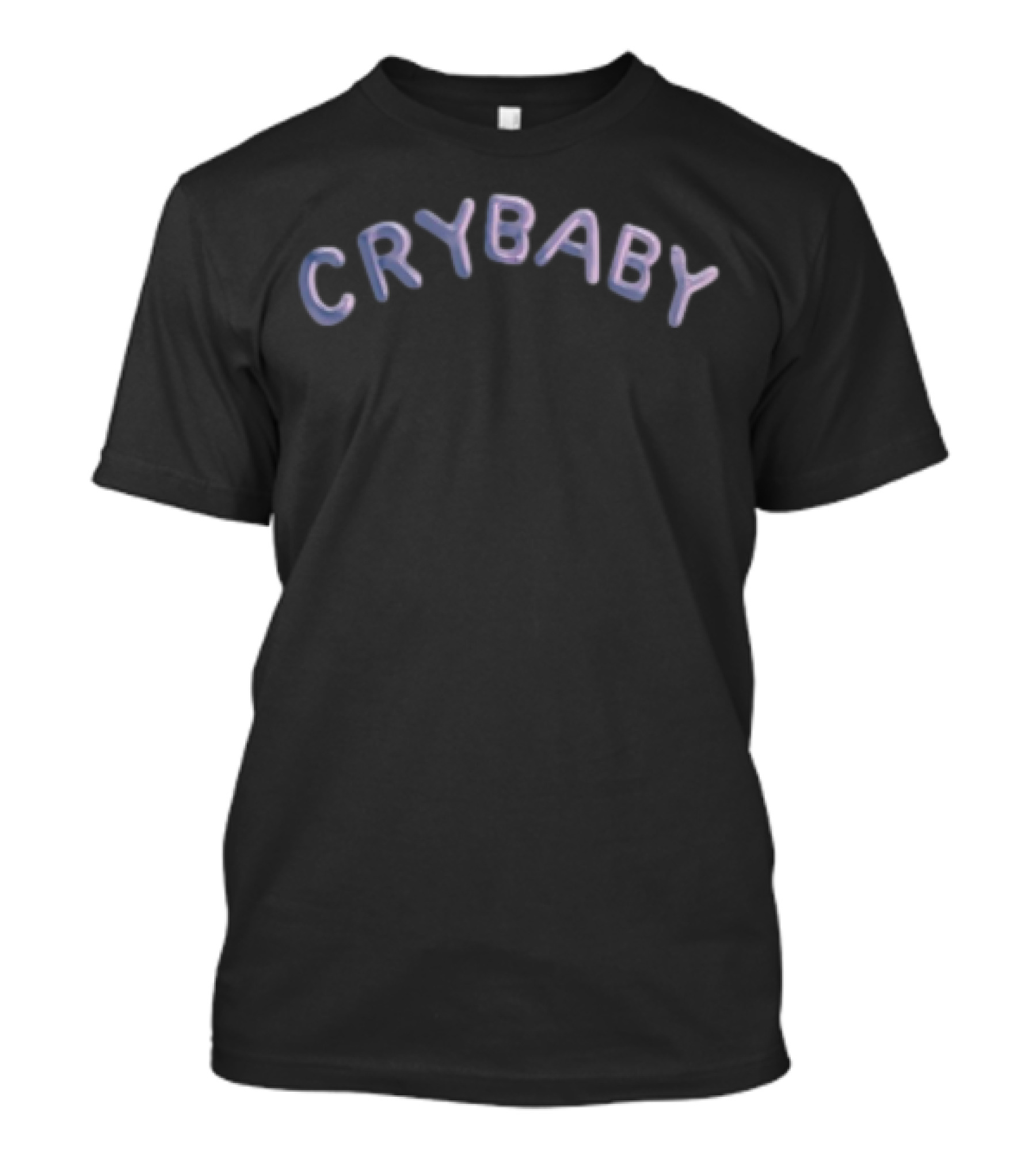 Cry Baby Sad Bear Pastel Typography T-Shirt
