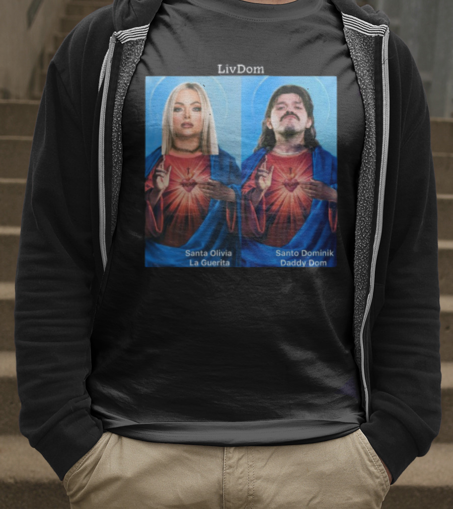 LivDom Santa Olivia La Guerita Santo Dominik Daddy Dom T-Shirt