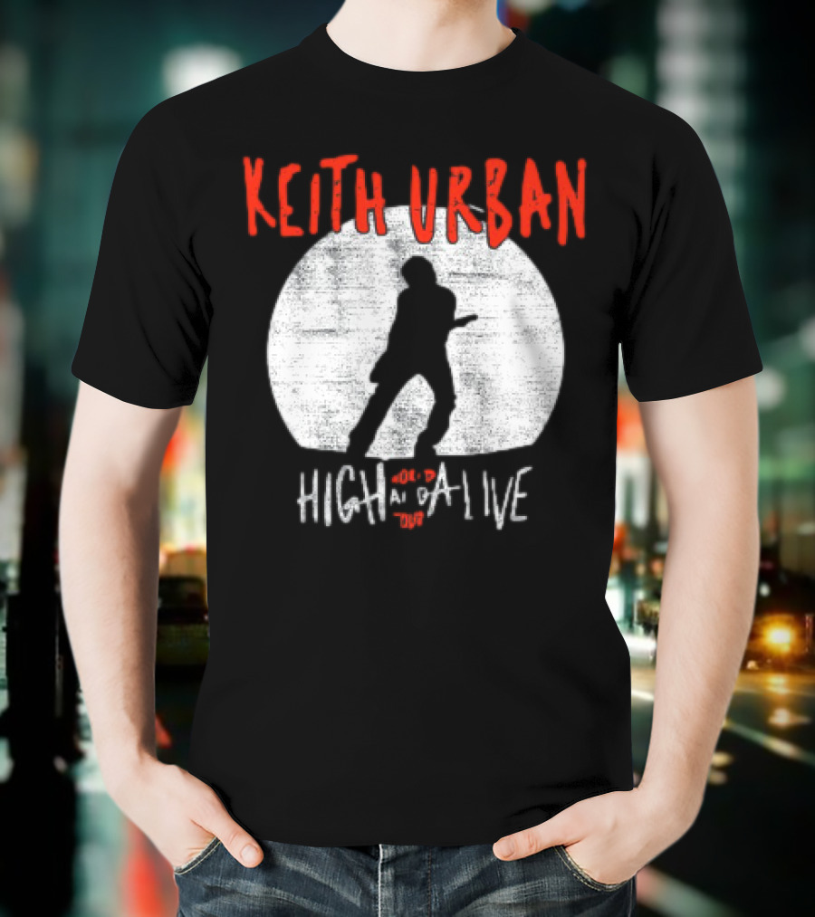 Keith Urban High And Alive World Tour 2023 T-Shirt