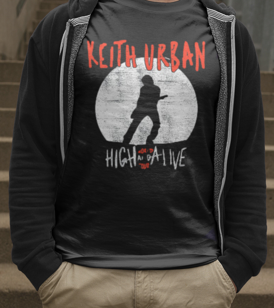 Keith Urban High And Alive World Tour 2023 T-Shirt