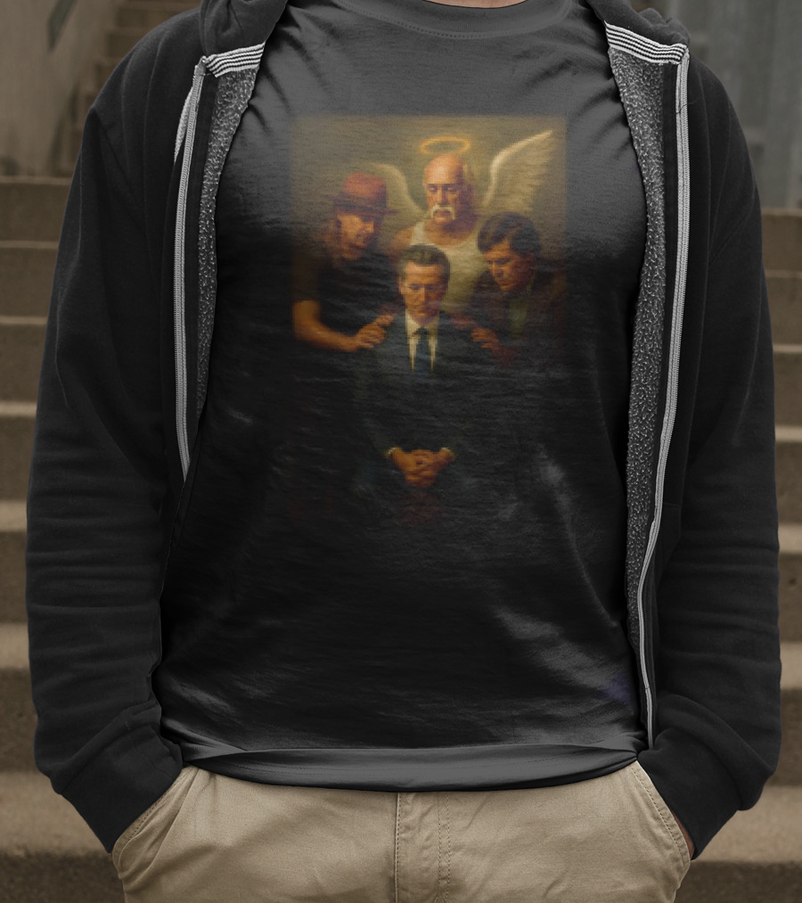 Gavin Newsom And Hulk Hogan Tucker Carlson T-Shirt
