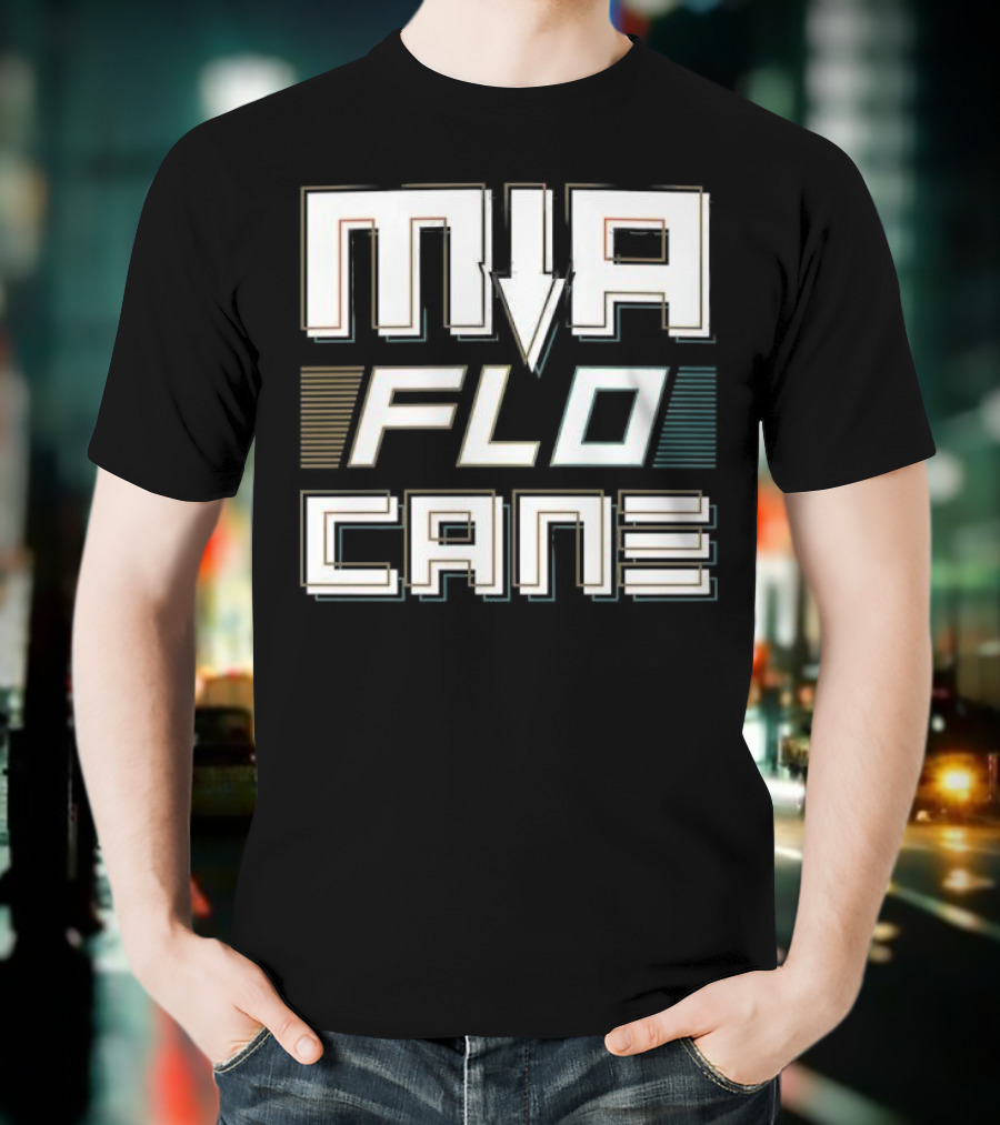 Miami Flo Cane Retro Neon Vibes T-Shirt