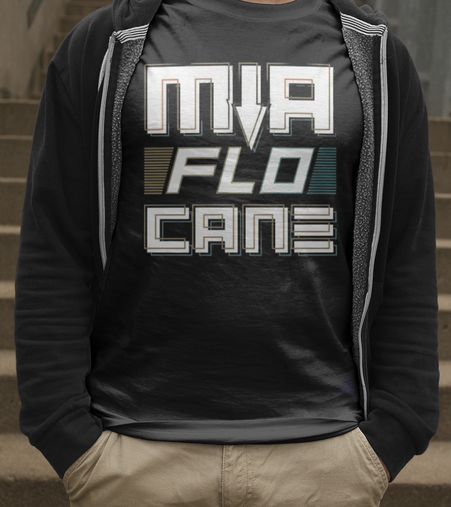 Miami Flo Cane Retro Neon Vibes T-Shirt