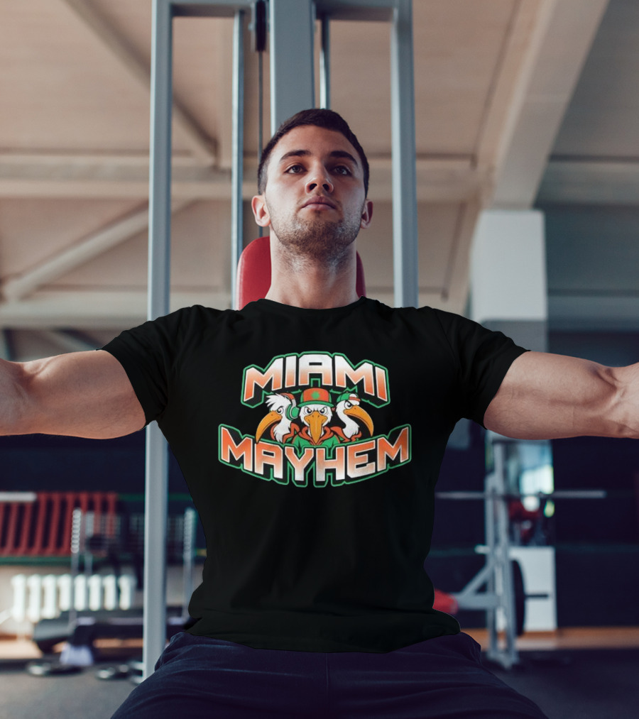 Miami Mayhem Three Birds Hip Hop Style T-Shirt