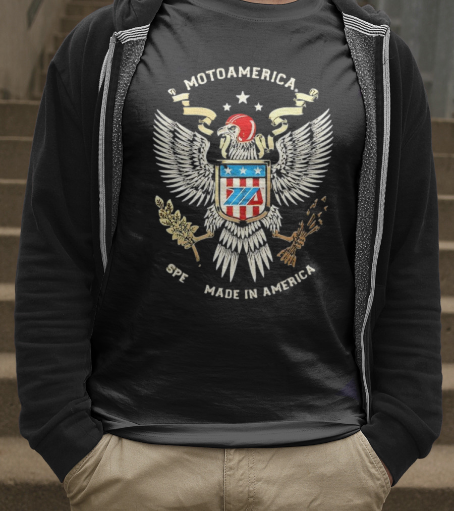 MotoAmerica American Eagle Speed Made In America T-Shirt