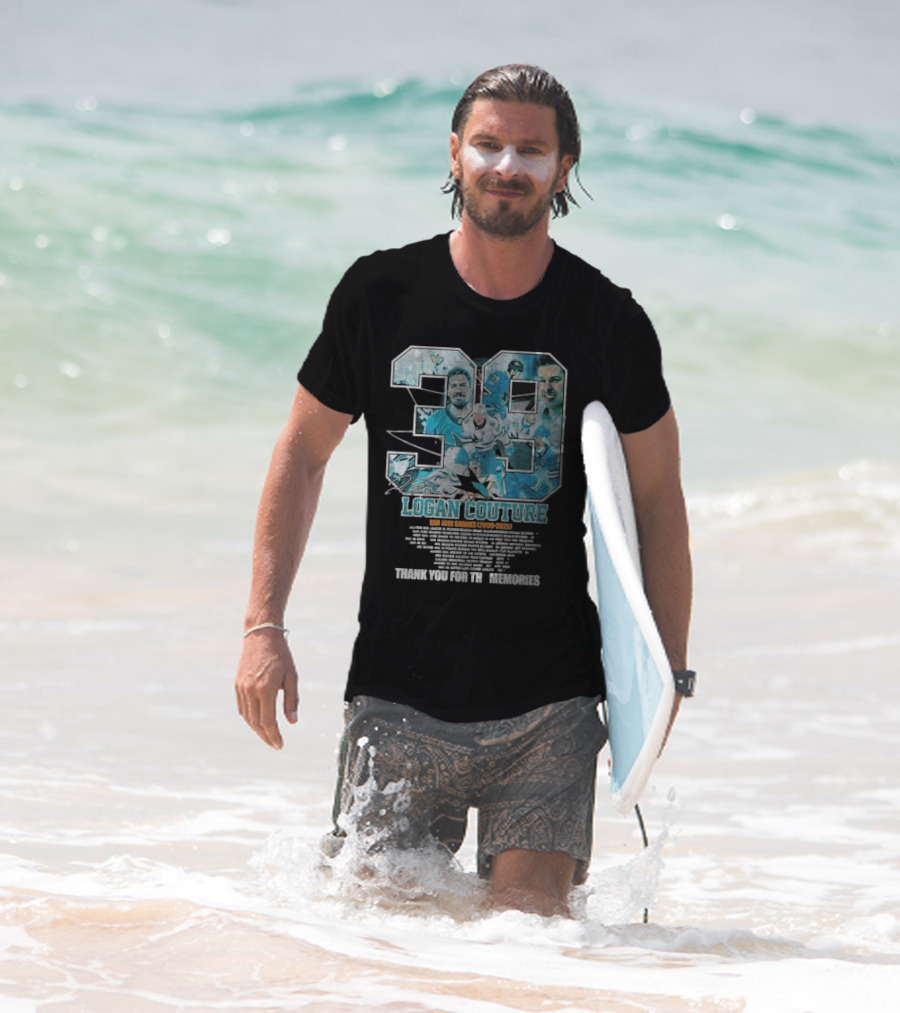 Logan Couture San Jose Sharks 2009 2025 Hockey Memories Thank You T-Shirt