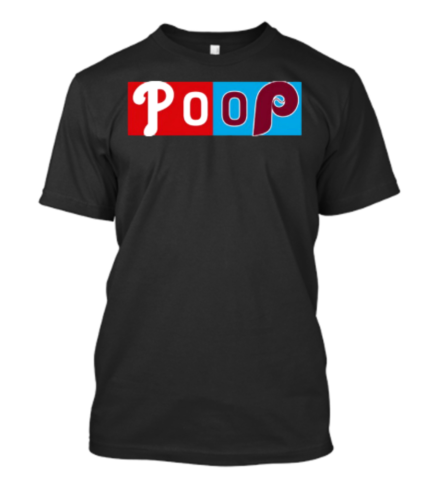 Philadelphia Baseball Parody Poop Game T-Shirt
