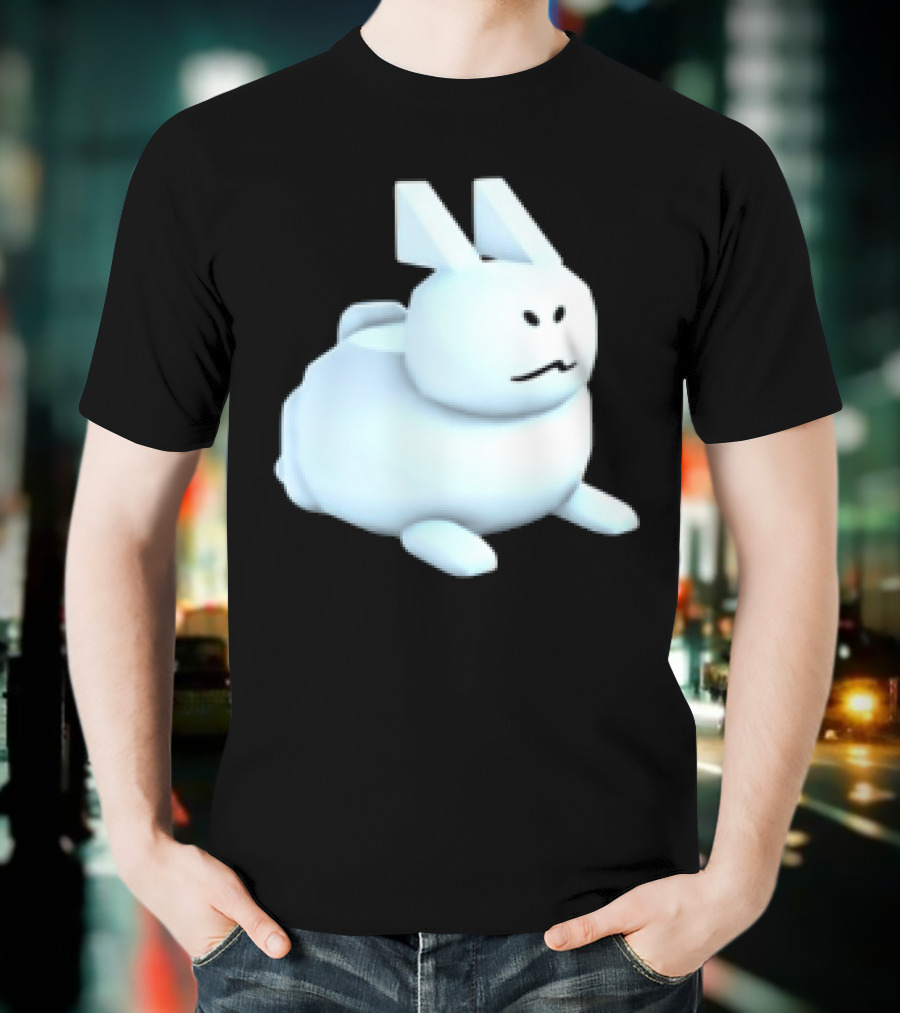 Reel Rebels Gubby Roblox Cute White Rabbit T-Shirt