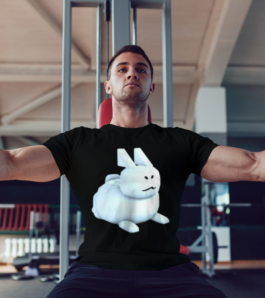 Reel Rebels Gubby Roblox Cute White Rabbit T-Shirt