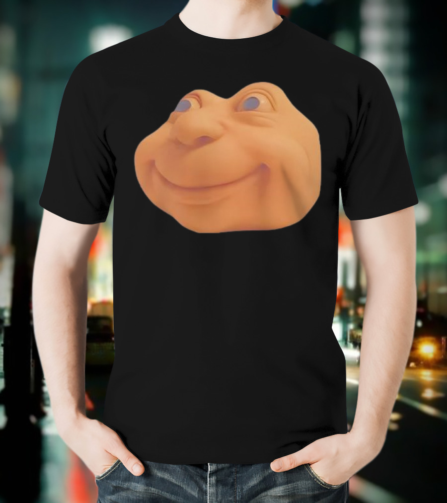 Halloween Costume Funny Expression Meme Face Pumpkin Head T-Shirt