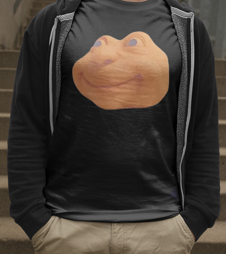 Halloween Costume Funny Expression Meme Face Pumpkin Head T-Shirt