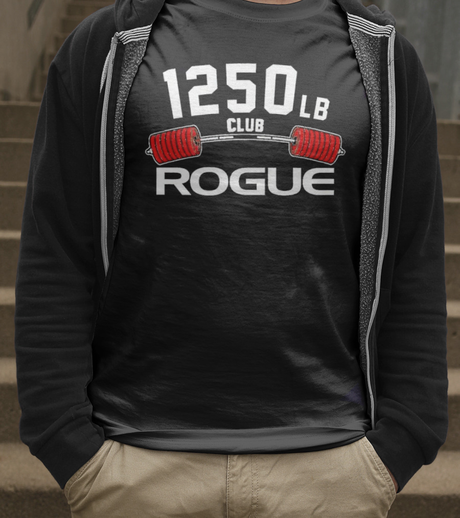 1250 LB Club Rogue Barbell T-Shirt