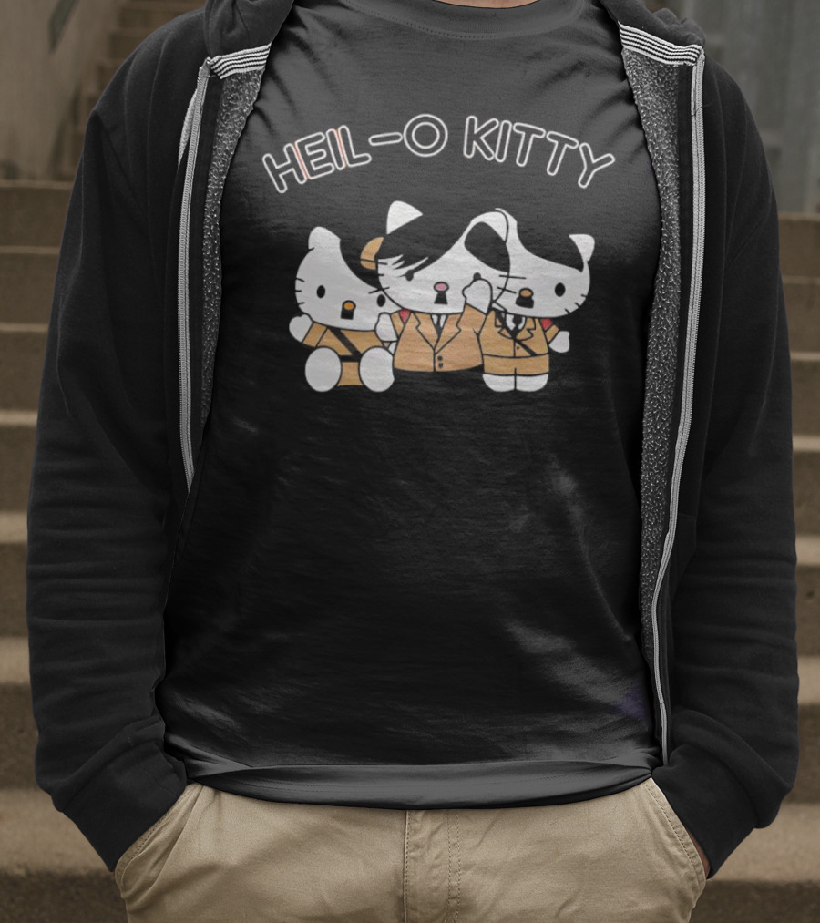 Adolf Hitler X Heil O Kitty T-Shirt