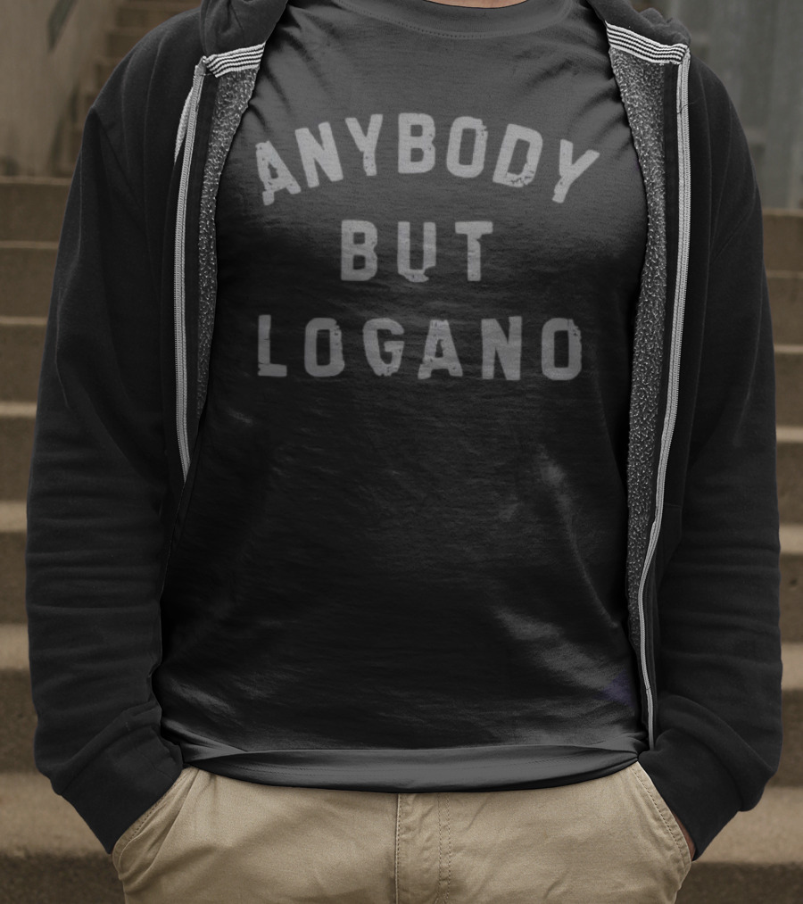Anybody But Logano Racing Fan Expression T-Shirt