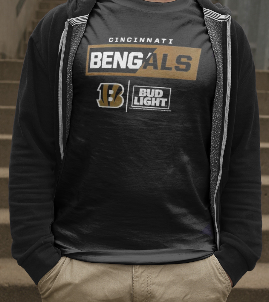 Cincinnati Bengals 13 Bud Light NFL Collaboration T-Shirt