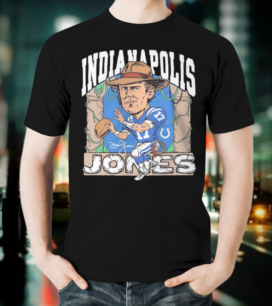 Indianapolis Jones Indianapolis Colts Daniel Jones Signature Adventure T-Shirt