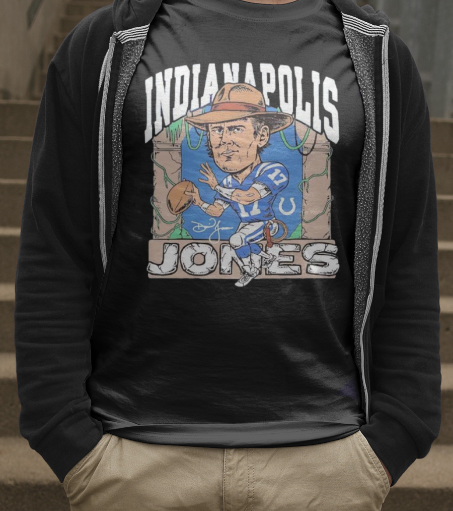 Indianapolis Jones Indianapolis Colts Daniel Jones Signature Adventure T-Shirt