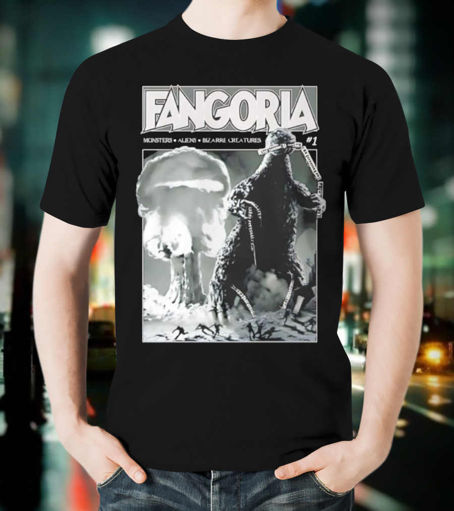 Fangoria Monsters Aliens Bizarre Creatures Godzilla T-Shirt