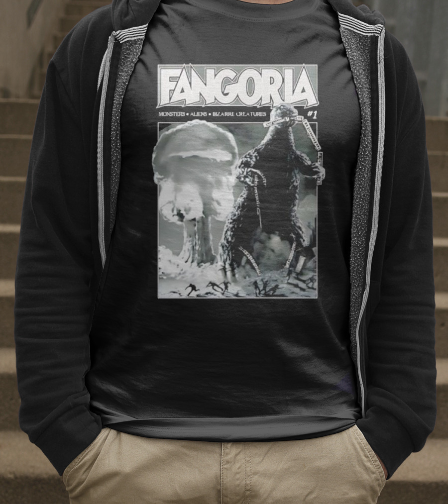 Fangoria Monsters Aliens Bizarre Creatures Godzilla T-Shirt