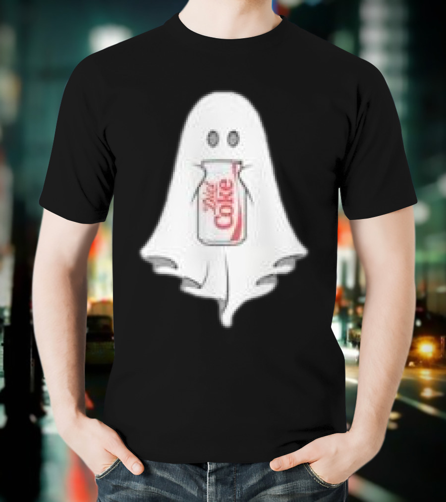 Ghost Drinking Diet Coke Can T-Shirt