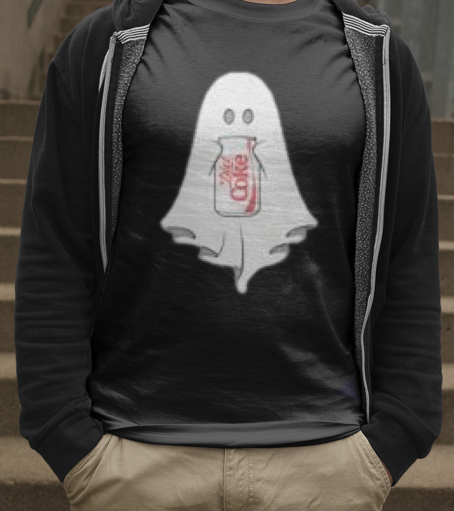 Ghost Drinking Diet Coke Can T-Shirt