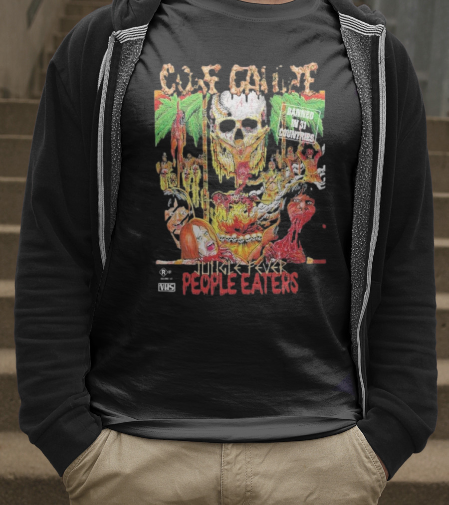 Gore Galore Banned In 31 Countries Jungle Fever People Eaters T-Shirt