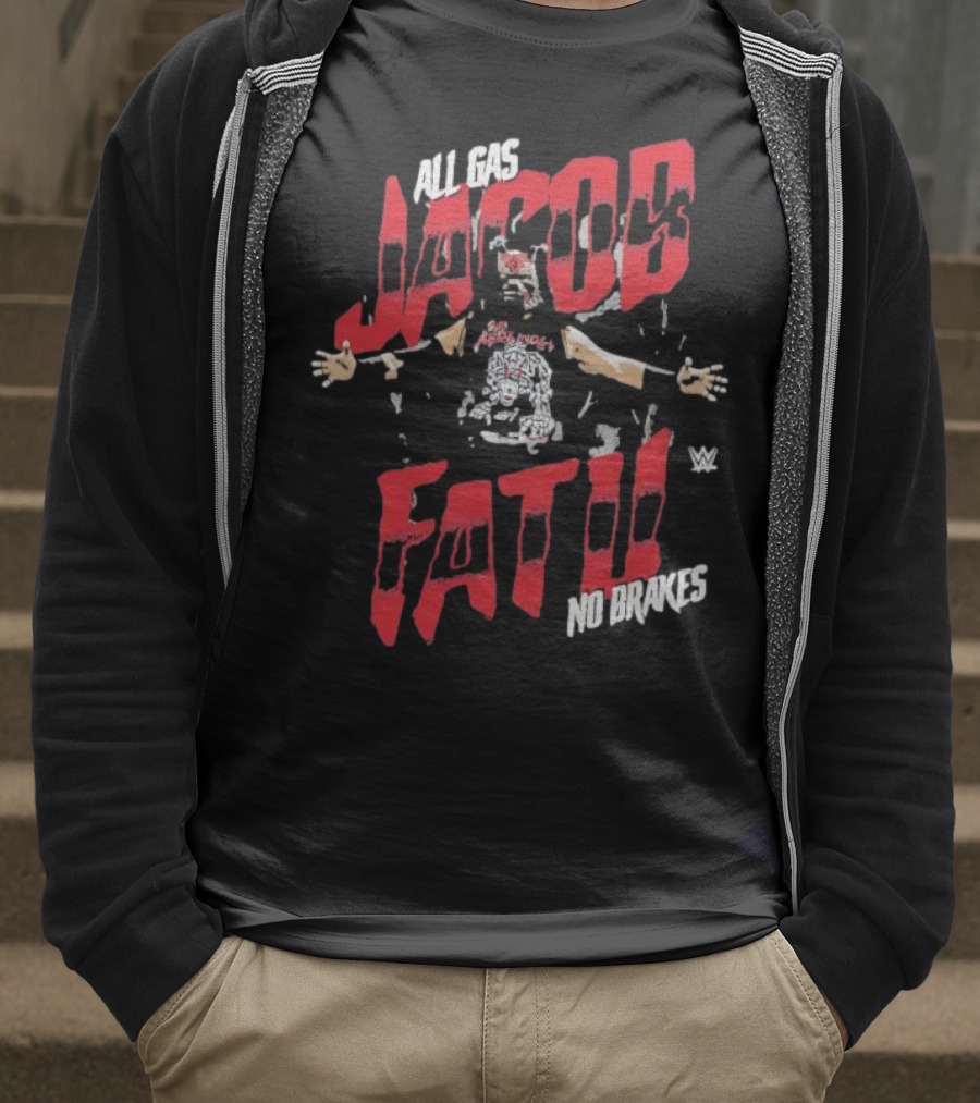 Jacob Fatu All Gas No Brakes Wrestling WWE Style T-Shirt