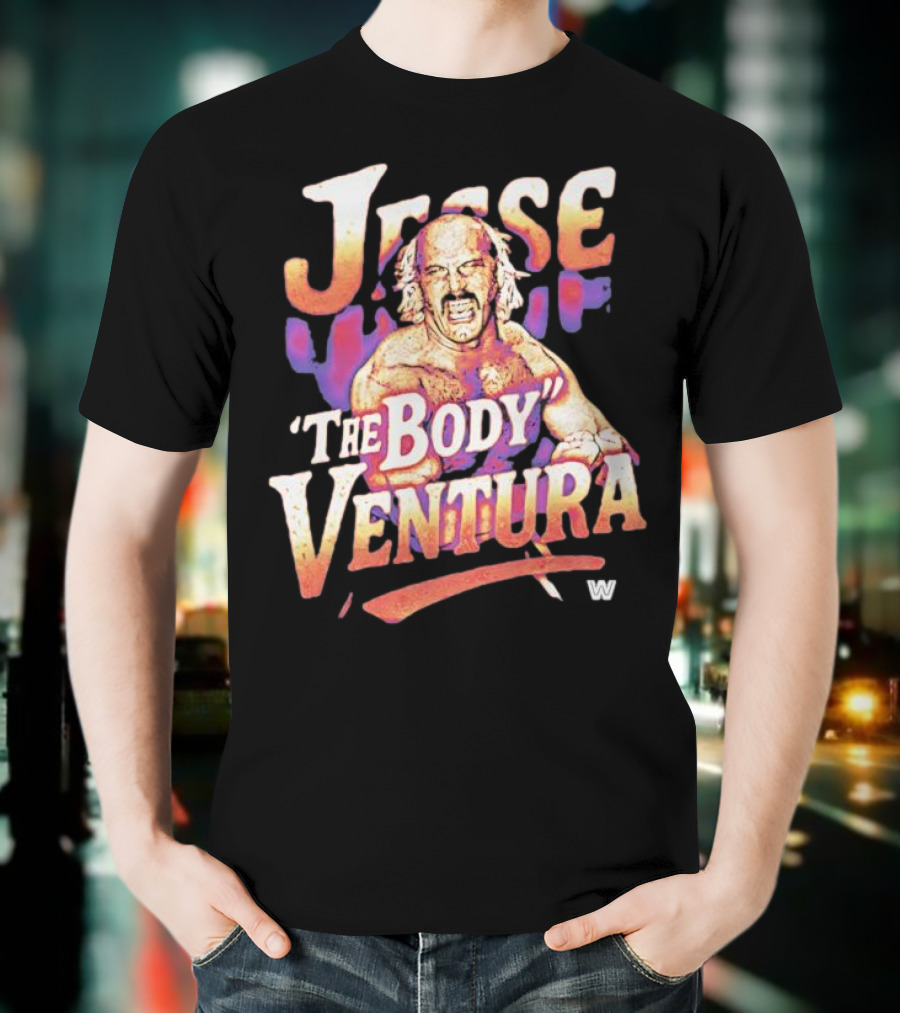 Jesse Ventura The Body Vintage Wrestling W T-Shirt