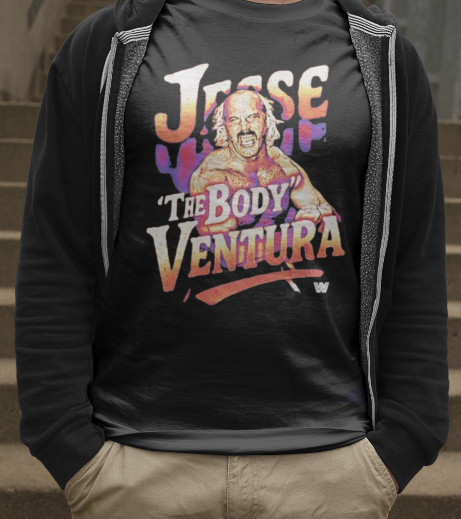 Jesse Ventura The Body Vintage Wrestling W T-Shirt