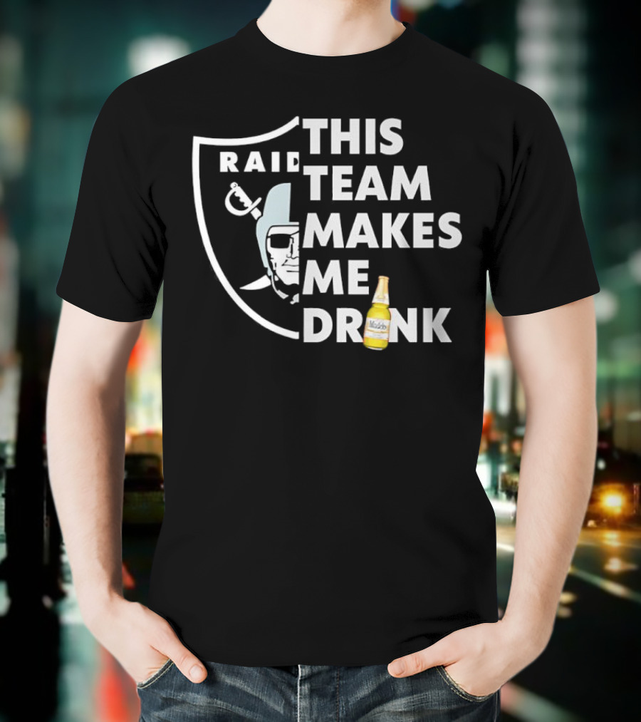 Las Vegas Raiders Beer Fun Game Day Humor T-Shirt