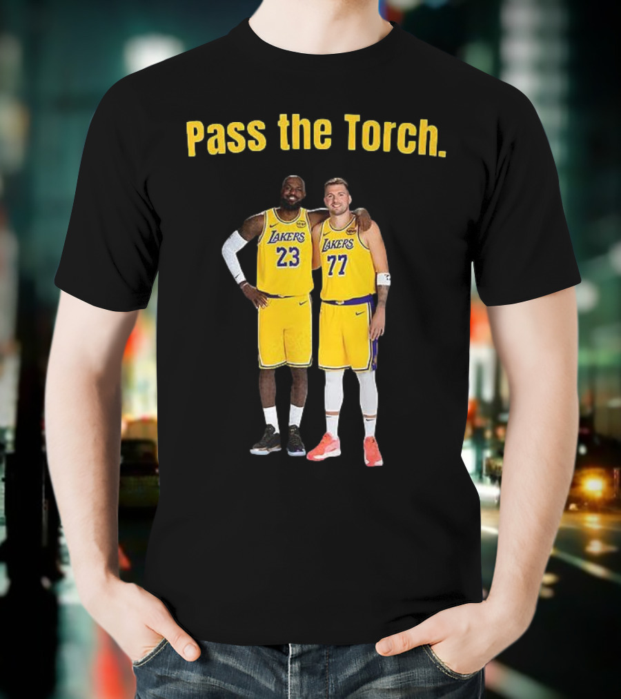 Lakers 23 And 77 Pass The Torch T-Shirt