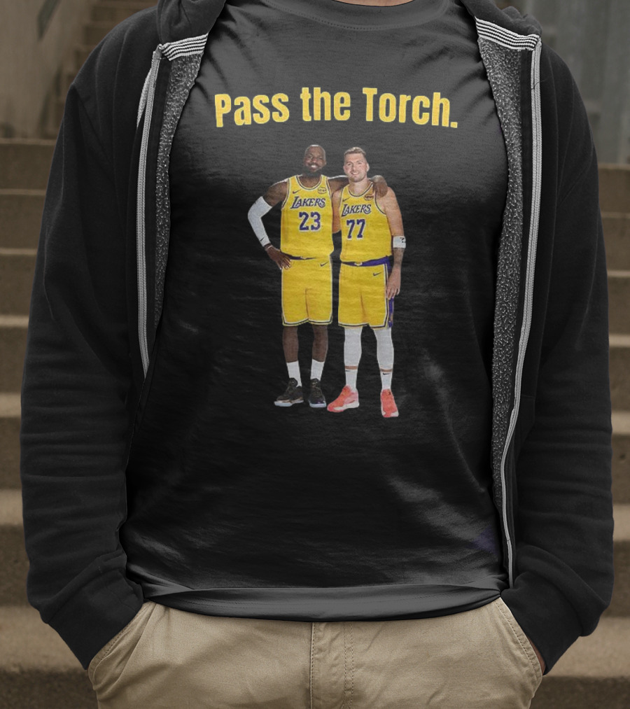 Lakers 23 And 77 Pass The Torch T-Shirt